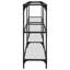 Console Table With Glass Top Steel-588766934-588766930
