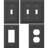 Classic 1-Gang Toggle Light Switch Wall Plate