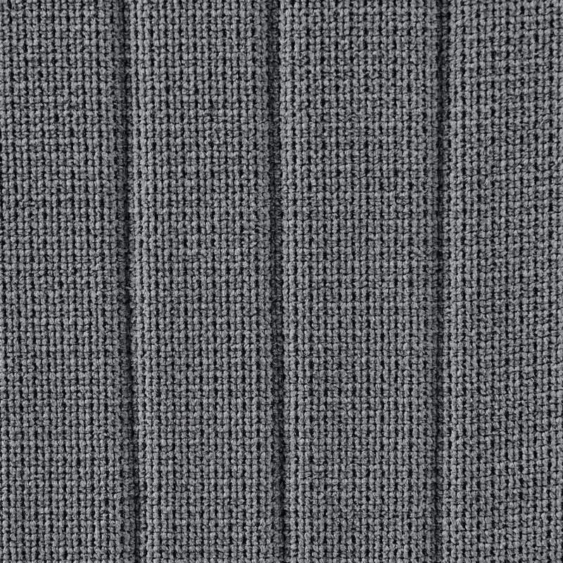 Ensemble de table de salle à manger 7 pièces Mirriah, Noir, Gris foncé
