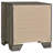Funston Brown Oak 2-Drawer Nightstand Bedside Table