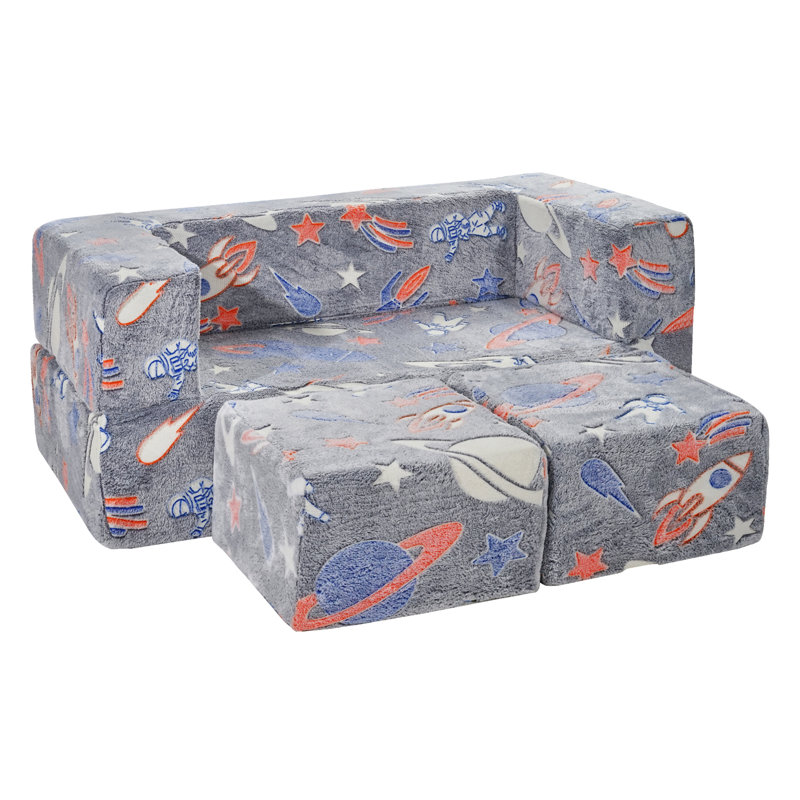 Fauteuil modulaire désossé 4 pièces pour enfants