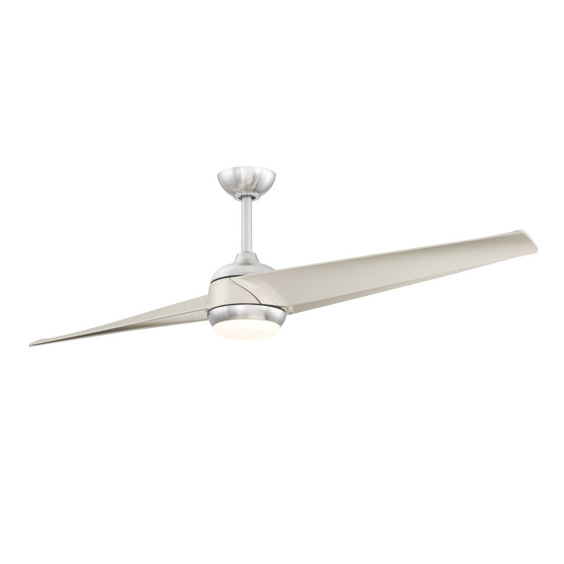 Annasophia 60'' Ceiling Fan with LED Lights, Gray