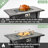 Outdoor Propane Fire Pit Table with Glass Beads,Glass Wind Guard
