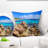 Coastline Panorama - Beaches Printed Pillow-30728116-30728120