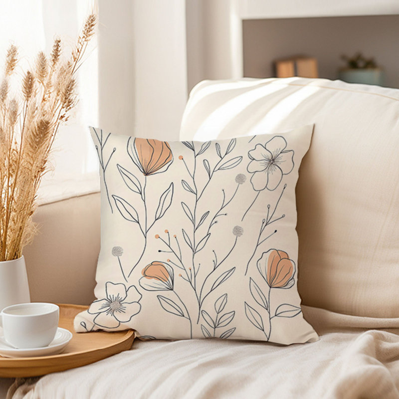 Botanical Minimalist Boho Plants I Bohemian, 20"H x 20"W