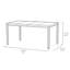 Keter Signature Porto 160cm Table + Elisa Dining Chair