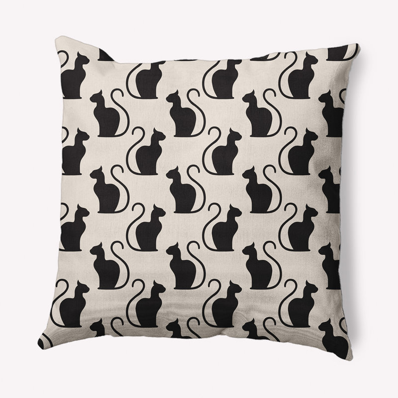 Reversible Throw Pillow, 20" x 20", Cream