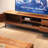 Solid wood light luxury TV cabinet-105834563