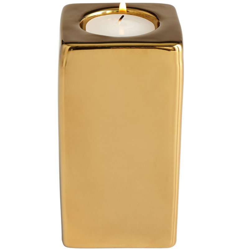 Porte-votive en céramique Etta, H 4,75 po x l 2,5 po x P 2,5 po