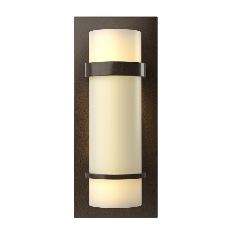 Banded 1 - Light Flush Mounted Scone, Bronze