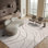 Tapis crème / beige Ashal