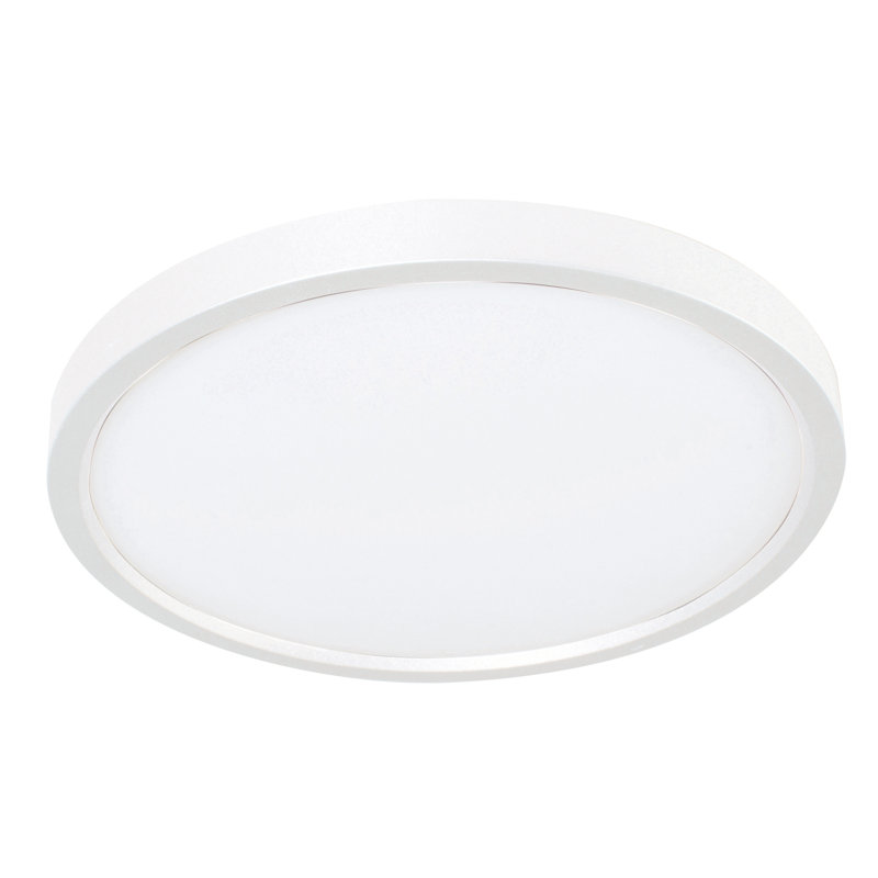Plafonnier encastré à DEL, Blanc, H 0,67 po x l 6 po x P 6 po