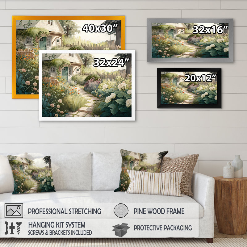 «Fresh Garden at the Country III», reproduction d'art sur toile