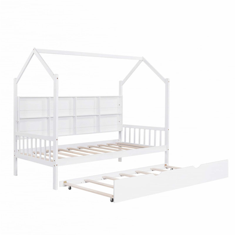Lit gigogne en bois, Simple