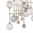 Majorette 12-Light Sputnik Modern Linear Chandelier