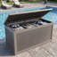 Très grand coffre de terrasse verrouillable en résine résistant à l'eau 260 gallons Emperic Design-98447392