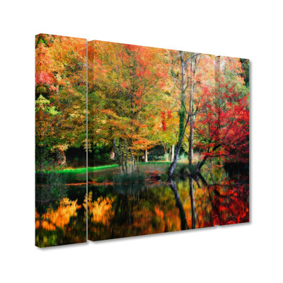 Ensemble de 3 reproductions de photo sur toile tendue
