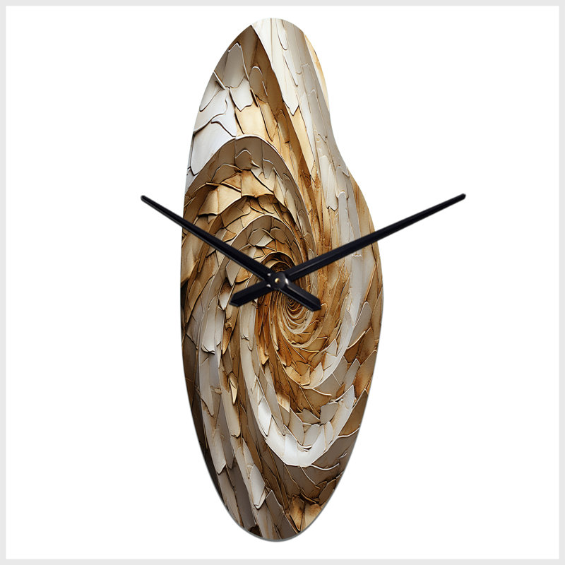 Horloge murale en métal Yablonski, Moyenne