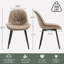 Chaise d'appoint rembourrée en similicuir Chardee-563054723