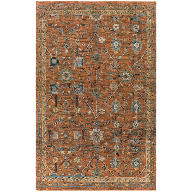 Meja Wool Oriental Area Rug, Rectangle 9' x 12'