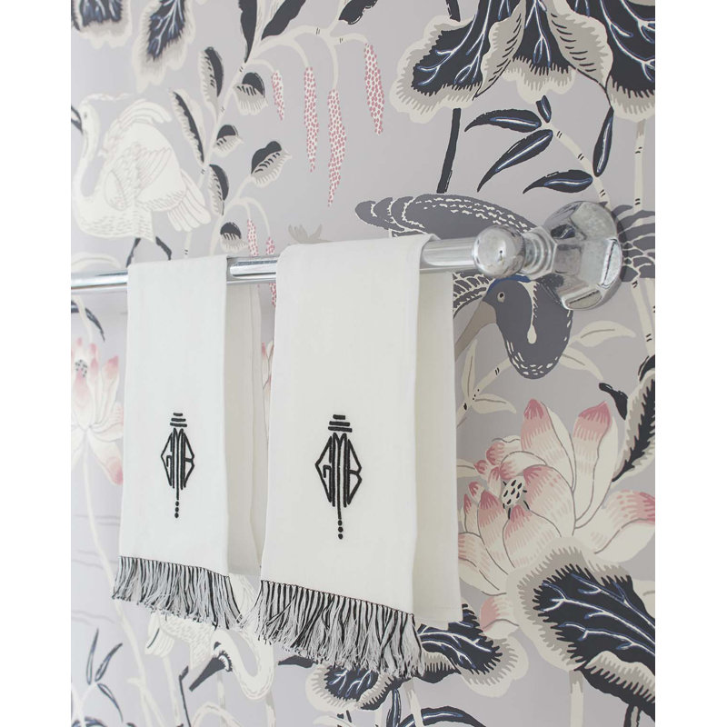Rouleau de papier peint L 27 pi x l 27 po Lotus Garden, Lilas