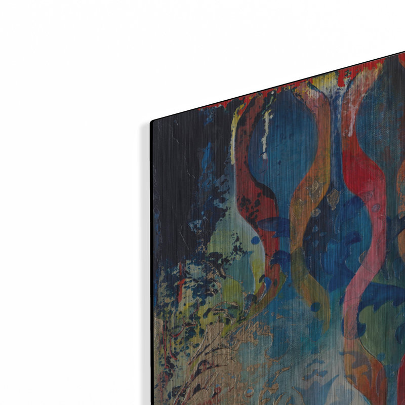 Ivy Bronx «Clarity of Thought» par Heather Noel Robinson, art mural en métal, H 24 po x l 24 po