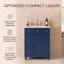 Meuble-lavabo compact autoportant avec lavabo en céramique et 2 tiroirs-1392895767