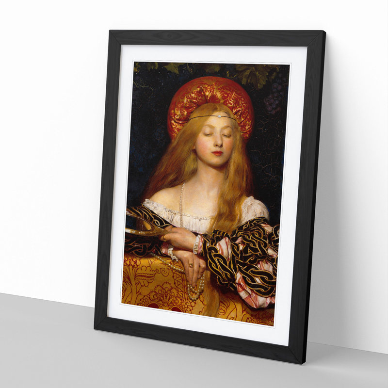 Vanity by Frank Cowper Cadogan - Picture Frame Graphic Art, 65cm H x 48cm W x 2cm D, Black Framed