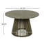 Table de salle à manger d'extérieur en bois d'acacia, très grande table ronde de 47,25 pouces-1725169398