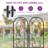 Rason 87'' H x 20'' W Metal Arched Trellis Side Panel