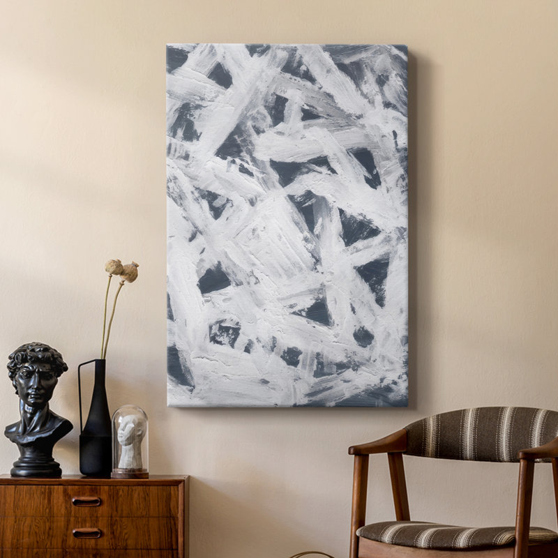 Plongée dans l'indigo I - galerie sur mesure, H 18 po x l 12 po