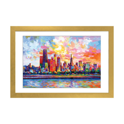 Chicago Skyline by Leon Devenice iCanvas