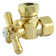 1.87" Decorative Quarter Turn Valve with Cross Handle