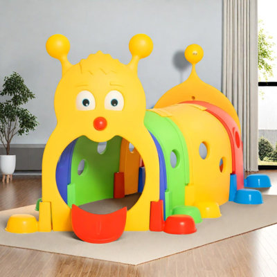 Tunnel de jeu pour enfants à ramper pour l'intérieur et l'extérieur, 3-6 ans
