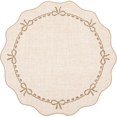 Tapis lavables à arc festonné pour chambre de bébé et couloir