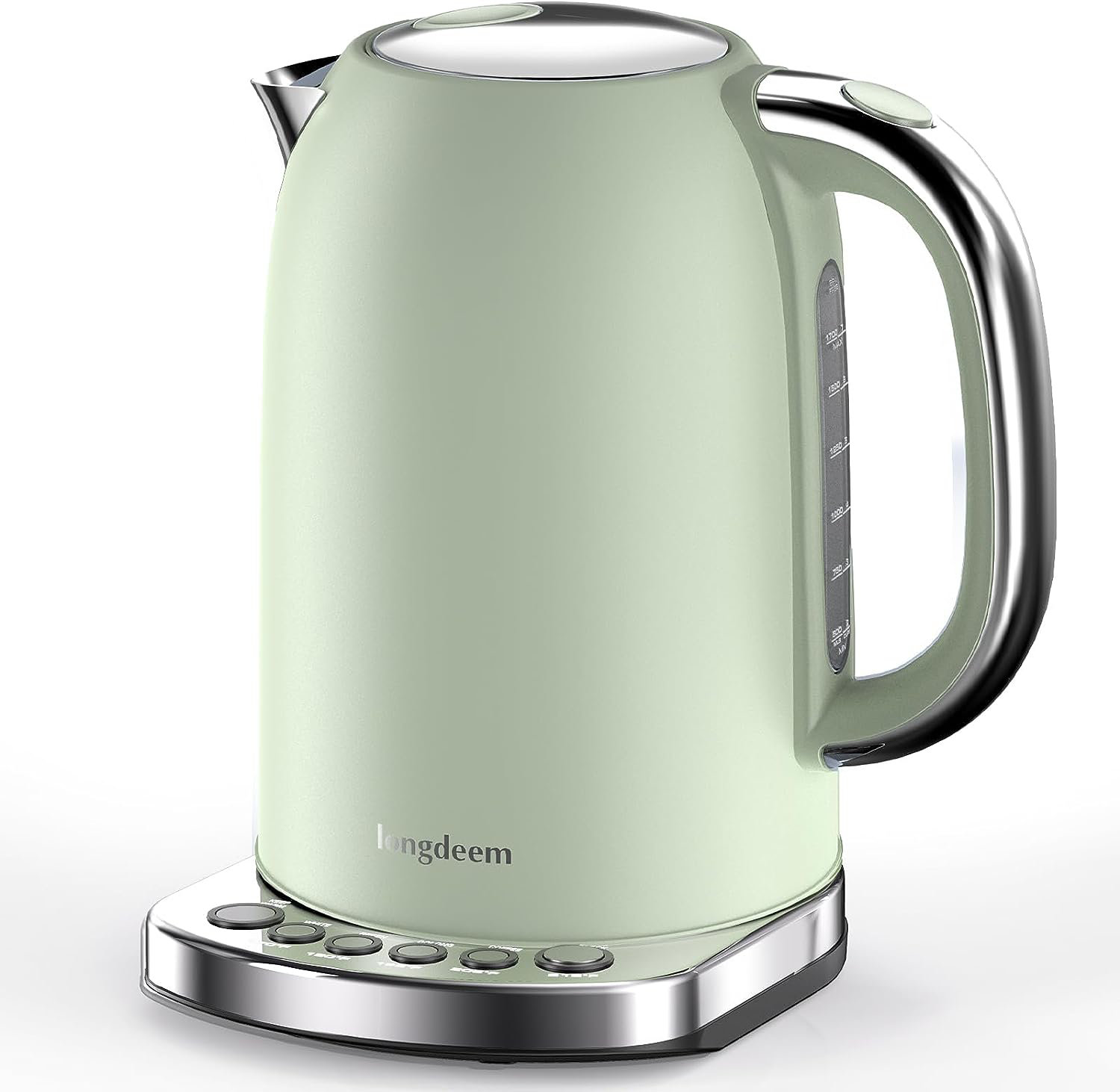 Haden Heritage 1.7 Liter Stainless Steel Body Electric Kettle with