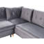 Abdirizaq 4 Seater Velvet Sofa Bed-1997312669