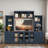 Wall Unit Entertainment Center Tv Stand With Charging Station, Large Storage Cabinet And Open Shelves-1592167218