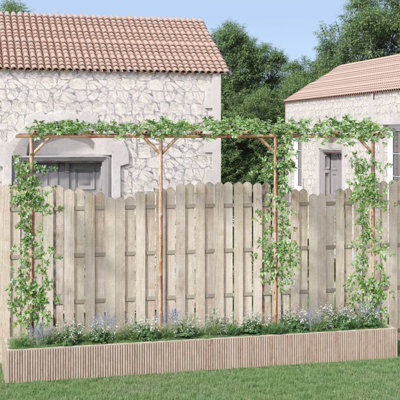 Pergola Bamboo 385X40x205 Cm