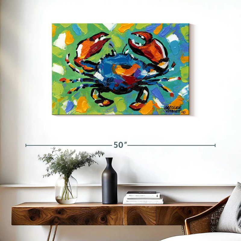 Seaside Crab II, 24" H x 36" W