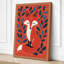 Winter Fox Mid-Century 1 Piece Wrapped Canvas Wall Art-1054203275-1054203279