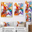 Orange, verre vert, art fractal III - impression murale fractale, salon-1101134278-1101134331