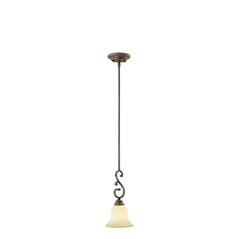 Hambleden 1 - Light Bronze Single Pendant