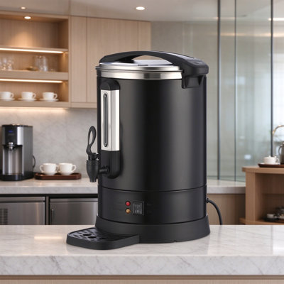 100 Cups Commercial Coffee Urn,14L Large Capacity Hot Coffee Dispenser,Stainless Steel Hot Water Urn for Buffets and Gatherings