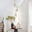 Vlera Modern Light Seeded Glass Cluster Integrated LED Teardrop Pendant Light In Antique Copper-1157308828
