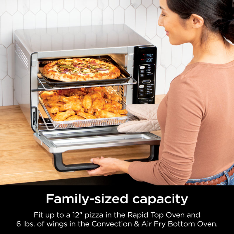 Stainless Steel 12-in-1 Digital Smart Double Oven
