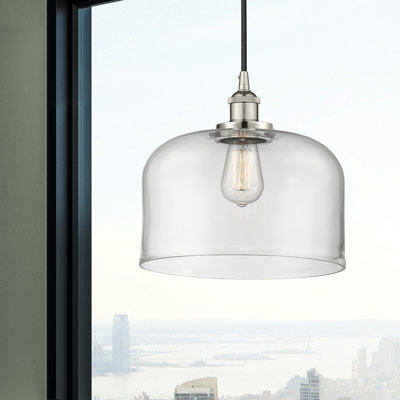 Luminaire suspendu en forme de cloche à 1 lumière Pattie