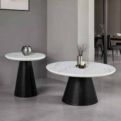 Kareem 2-piece Round Coffee Table Set