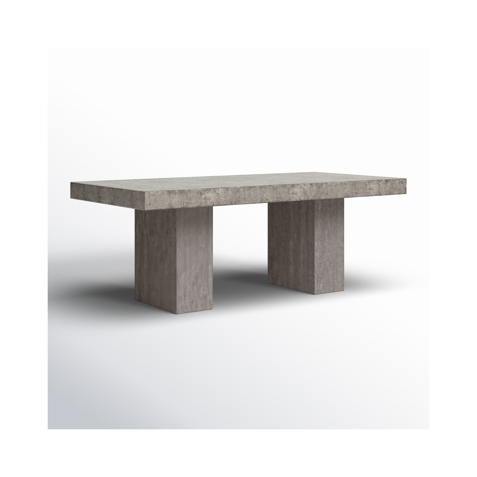 Kareen Pedestal Dining Table, Counter Table (36.25" Height), Dark Gray, 70.75" L x 35.5" W
