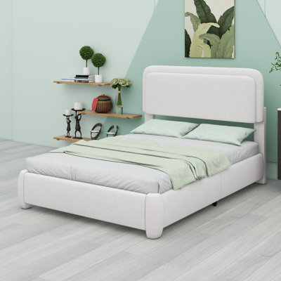 Élégante base de lit à profil bas avec tête de lit réglable Boucle